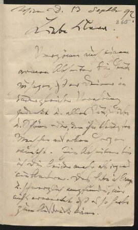 Brief an Clara Schumann : 13.09.1892