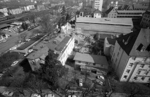 Freiburg: Vom Adam-Haus , Abbrucharbeiten, 1. Phase
