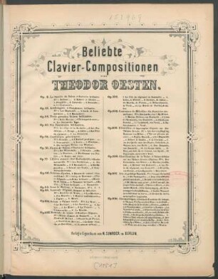 No. 3: Le charme des yeux bleus : grande walse brillante
