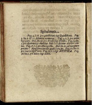 Sphalmata.