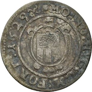 Halbbatzen des Grafen Hugo XVIII. von Montfort, 1629