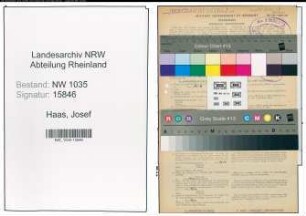 Entnazifizierung Josef Haas , geb. 22.08.1893 (Ingenieur)