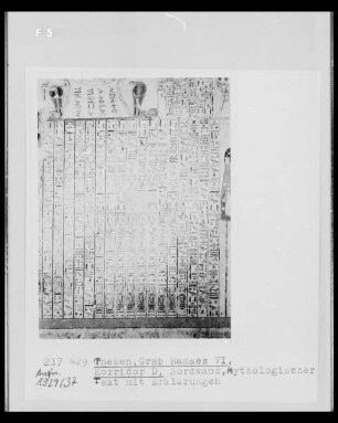 Mythologischer Text mit Erklärungen