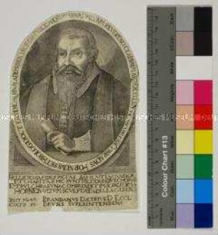 Porträt des lutherischen Theologen und Philosophen Conrad Hornejus