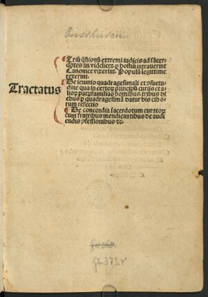 Tractatus