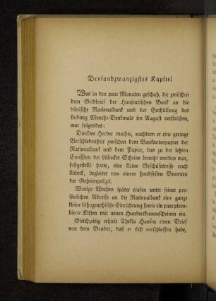 Dreiundzwanzigstes Kapitel