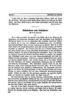 Ständestaat und Lehrstand