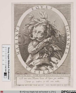 Bildnis Giovanni Battista Marino