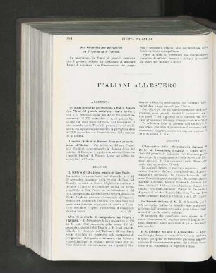 Italiani All'Estero.