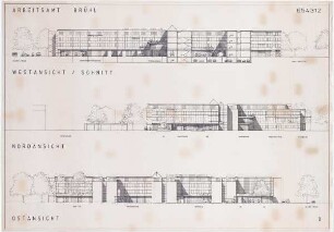 Schneider - Esleben, Paul; Brühl; Arbeitsamt - Ansicht