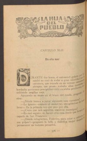 Capítulo XLII - En alta mar