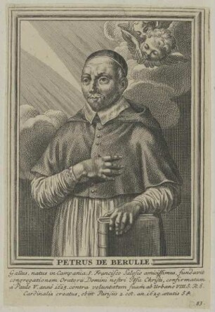 Bildnis des Petrus de Berulle
