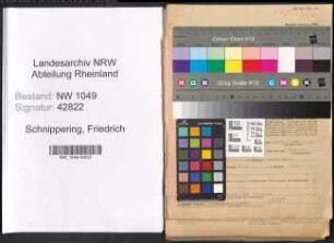Entnazifizierung Friedrich Schnippering , geb. 23.10.1889 (Lehrer)