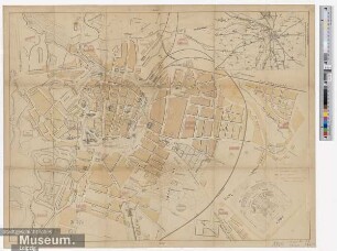 Werl's General-Situations-Plan von Leipzig und angrenzenden Ortschaften