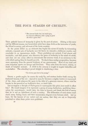 The four stages of cruelty