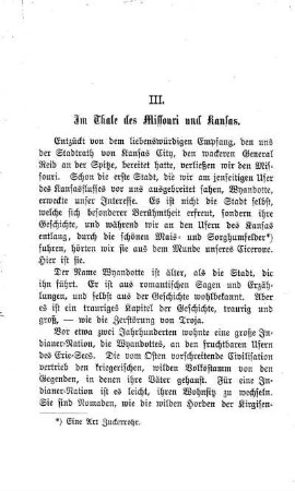 Im Thale des Missouri und Kansas