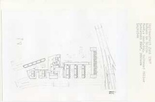 Wohnen in Berlin, Berlin-Tempelhof (Diplomarbeit bei Kurt Dübbers): Lageplan 1:500