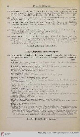 Encyclopédie méthodique (Nr. 459)