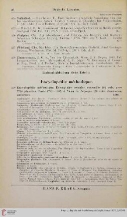 Encyclopédie méthodique (Nr. 459)