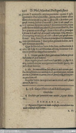 L. 158. Gaius libro 26. ad Edictum provinciale