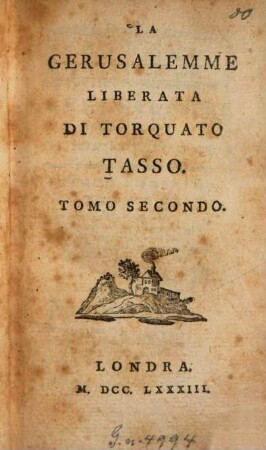 La Gerusalemme Liberata, 2