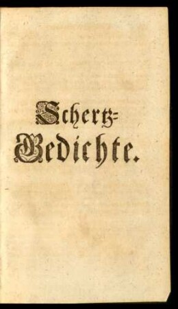 Schertz-Gedichte
