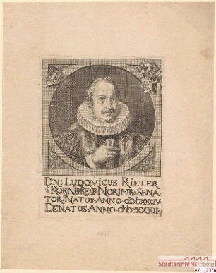 Ludwig Rieter, Ratsherr in Nürnberg; geb. 1584; gest. 1632