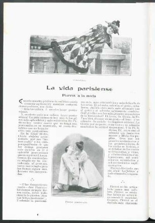 La vida parisiense : Pierrot á la moda