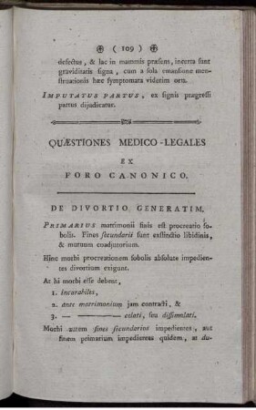 Quastiones medico-legales ex foro canonico.
