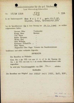 Wolff, Max