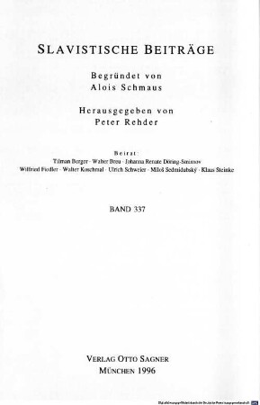 Deutsch-slavische Literaturbeziehungen im 18. Jahrhundert