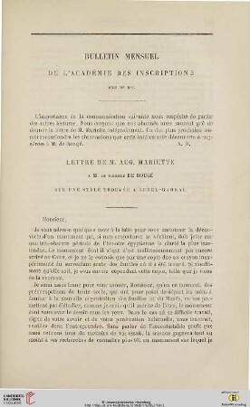 Bulletin mensuel