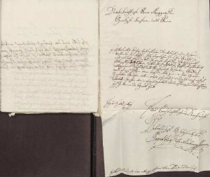 August von Limburg-Stirum an Karoline Luise von Baden (Speyer)