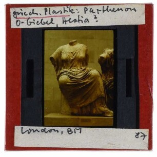 Plastik der Hestia, Parthenon, Ostgiebel