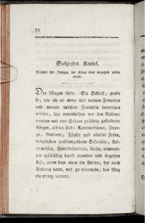 Siebzigstes Kapitel.