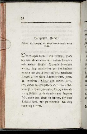 Siebzigstes Kapitel.