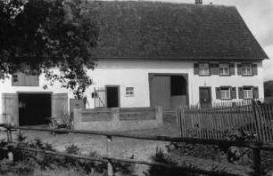 Gehöft : Blick auf ein Bauerngehöft, vermutlich bei Braunenweiler