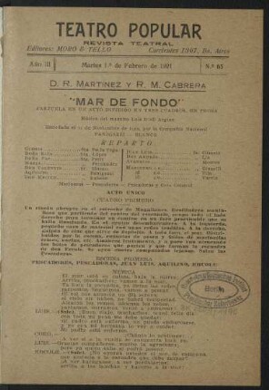 "Mar de fondo"