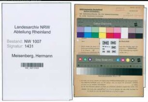 Entnazifizierung Hermann Meisenberg , geb. 24.06.1903 (Kaufmann)