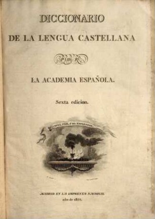 Diccionario de la lengua Castellana por la Academia Española