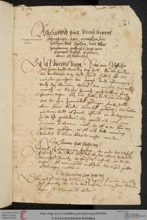 Anonyme Sammlung von Rezepten, Traktaten und Texten zur Medizin