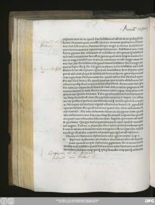 Decima r[ati]o Harmonia co[m]plexionis nihil agit in corpus. Cap.x.