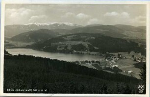 Blick auf Titisee und den Feldberg