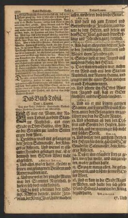 Das Buch Tobiä.