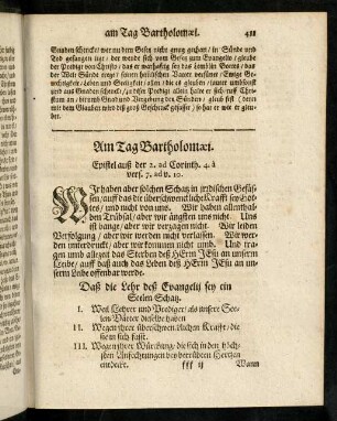 411-431, Am Tag Bartholomaei