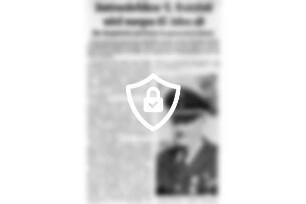 Amtswehrführer G. Krützfeld wird morgen 65 Jahre alt