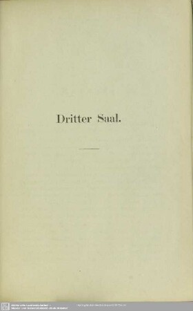 Dritter Saal