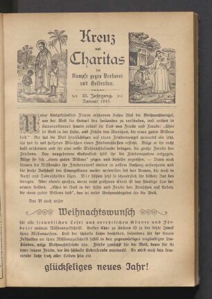23. Jahrgang. Januar 1915