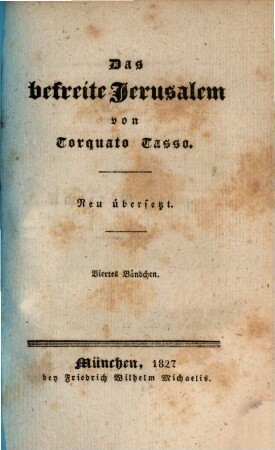 Das befreite Jerusalem, 4