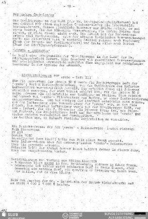 Richtigstellungen zur Arche Info III